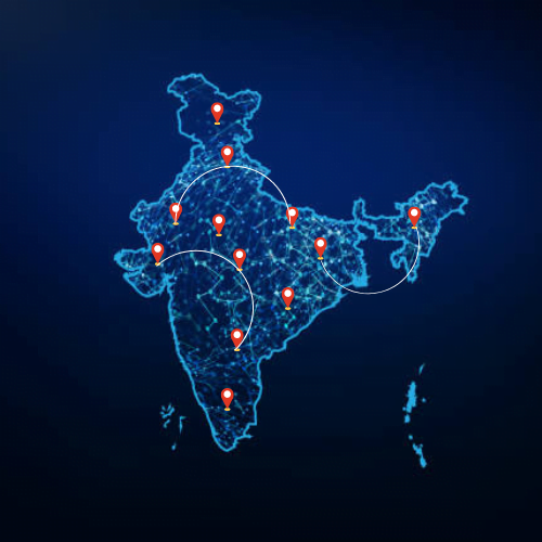 our network in india- Dev logistics